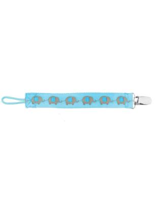 Picture of Dr. Brown's Pacifier Clip, Blue Elephant (AC063-P2)