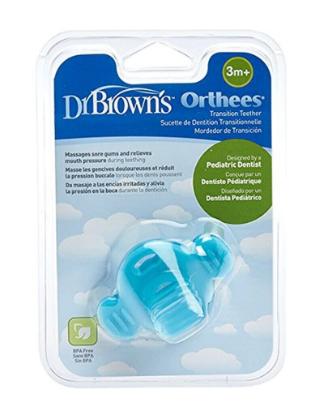 Picture of Dr. Brown's Transition Teether "Orthees" - Blue (TE333)