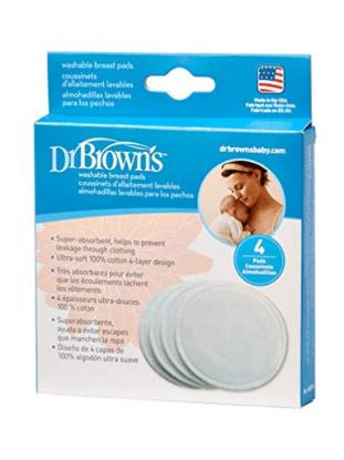 Picture of Dr. Brown's Washable Breast Pad, 4-Pack (S4001H)