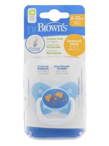 Picture of Dr. Brown's Prevent Butterfly Shield Pacifier - Stage 2 (6-12M) - Blue, 1-Pack (PV21404-SPX)