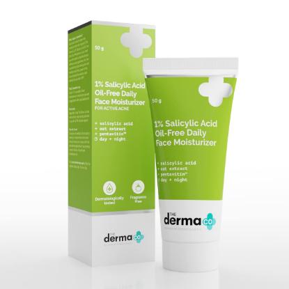 Picture of The Derma Co. 1% Salicylic Acid Oil-Free Daily Face Moisturizer 50gm