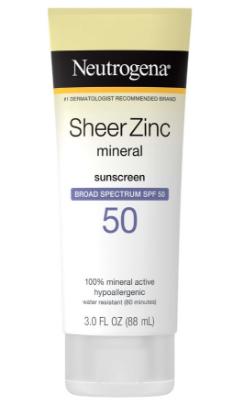 Picture of Neutrogena Sheer Zinc Dry-Touch Sunscreen Broad Spectrum SPF 50 88ml