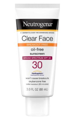 Picture of Neutrogena Clear Face Oil-Free Sunscreen SPF 30 88ml