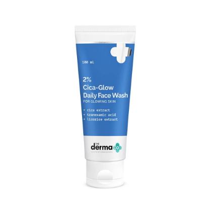 Picture of The Derma Co. 2% Cica-Glow Daily Face Wash 100ml