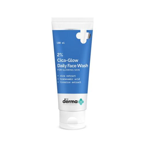 Picture of The Derma Co. 2% Cica-Glow Daily Face Wash 100ml