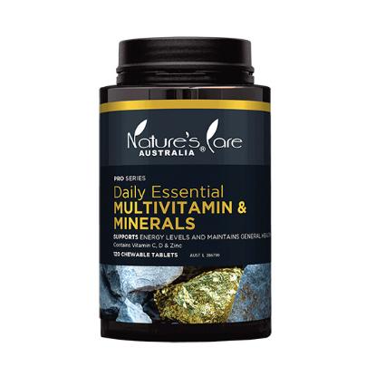 Picture of Nature's Care Australia Daily Essential Multivitamin & Minerals 120 Chewable Tablets