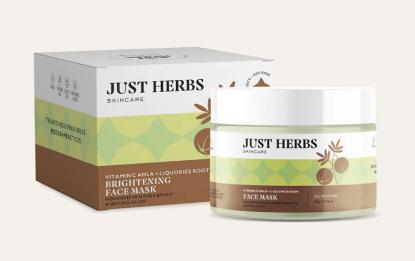 Picture of Just Herbs Vitamin C Amla & Liquorice Root Brightening Face Mask 50gm