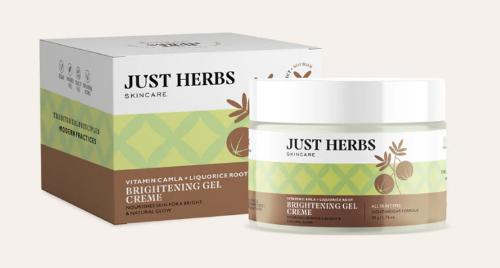 Picture of Just Herbs Vitamin C Amla & Liquorice Root Brightening Gel Cream 50gm