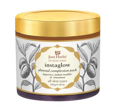 Picture of Just Herbs Insta Glow Almond Complexion Pack 150gm