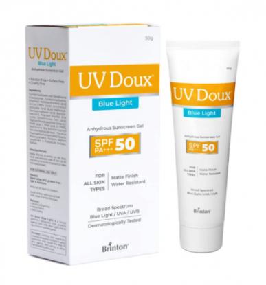 Picture of UV Doux Blue Light Sunscreen Gel SPF 50 PA+++ 50gm