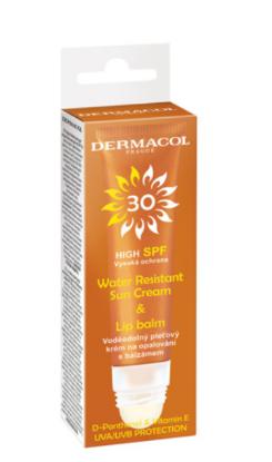 Picture of Dermacol Water Resistant Sun Cream & Lip Balm SPF 30 30ml