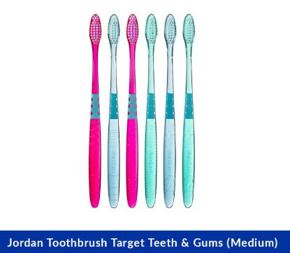 Picture of Jordan Toothbrush Target Teeth & Gums (Medium)