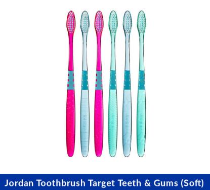 Picture of Jordan Toothbrush Target Teeth & Gums (Soft)