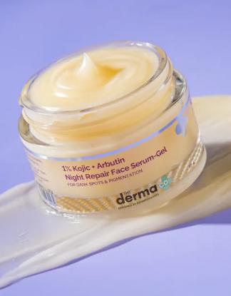 Picture of The Derma Co. 1% Kojic + Arbutin Night Repair Face Serum Gel 50gm