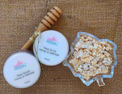 Picture of Nuga Face Scrub Honey & Oatmeal 50gm