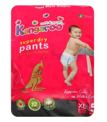 Picture of Kangaroo Super Dry Pant Style Diaper Extra Large 5'S