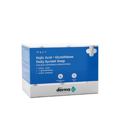 Picture of The Derma Co. Kojic Acid + Glutathione Daily Syndet Soap 75gm (Pack of 2)