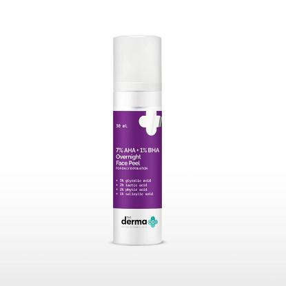 Picture of The Derma Co. 7% AHA + 1% BHA Overnight Face Peel 30ml