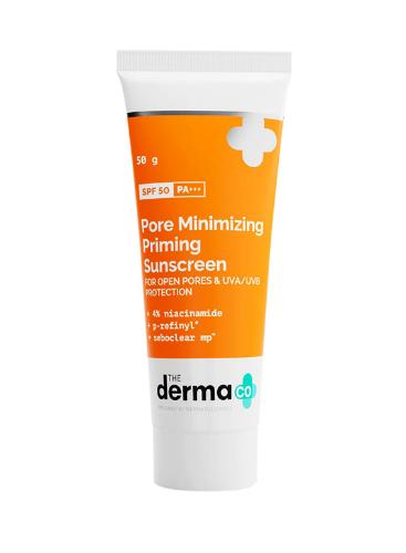 Picture of The Derma Co. Pore Minimizing Priming Sunscreen SPF 50 PA+++ 50gm