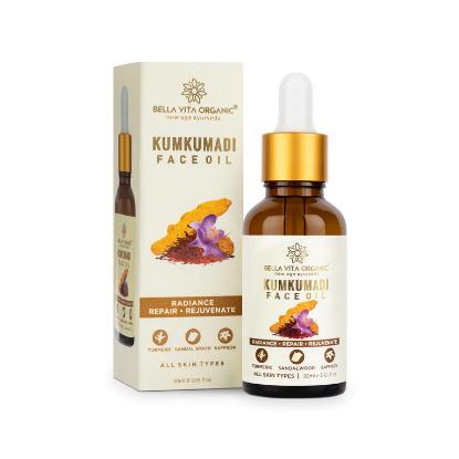 Picture of Bella Vita Organic Kumkumadi Face Glow Oil for Skin Brightening & Repair - 30ml