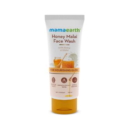 Picture of Mamaearth Honey Malai Face Wash with Honey & Malai for Nourishing Glow - 100ml