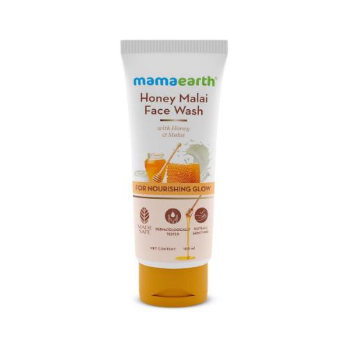 Picture of Mamaearth Honey Malai Face Wash with Honey & Malai for Nourishing Glow - 100ml