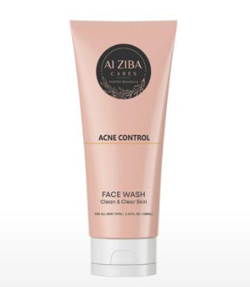 Picture of Alziba Cares Acne Control Clean & Clear Facewash With Aloe Vera & Vitamin E 100ml