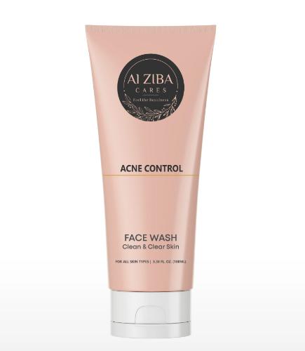 Picture of Alziba Cares Acne Control Clean & Clear Facewash With Aloe Vera & Vitamin E 100ml