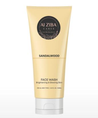 Picture of Alziba Cares Sandalwood Brightening & Glowing Facewash with Sandal & Castor Oil Extracts 100ml