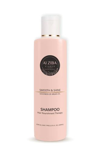 Picture of Alziba Cares Smooth & Shine Hair Nourishment Shampoo with Argan Oil Extract 200ml