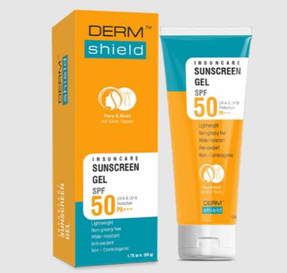 Picture of Derm Shield Insuncare Sunscreen Gel SPF50 50gm