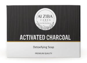 Picture of Alziba Cares Activated Charcoal Soap 100gm