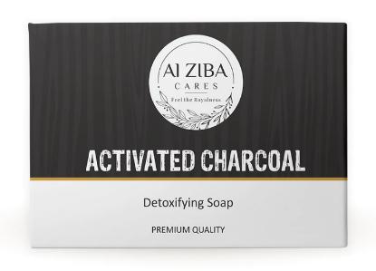 Picture of Alziba Cares Activated Charcoal Soap 100gm