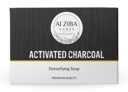 Picture of Alziba Cares Activated Charcoal Soap 100gm