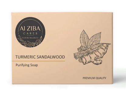 Picture of Alziba Cares Turmeric Sandalwood Purifying Soap 100gm