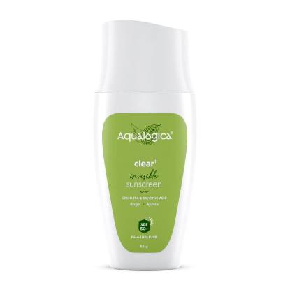 Picture of Aqualogica Clear+ Invisible Sunscreen SPF 50 PA+++ 50gm