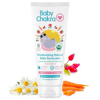 Picture of Baby Chakra Moisturizing Natural Baby Sunscreen SPF 30+ PA+++ 60gm