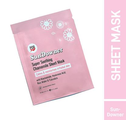 Picture of POPxo Sun Downer Soothing & Hydrating Chamomile Sheet Mask
