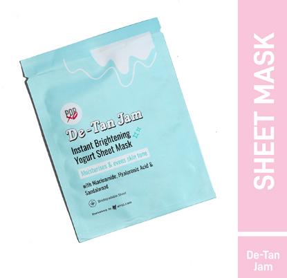 Picture of POPxo De-Tan Jam Anti-Tan Yoghurt sheet mask