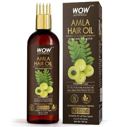 Picture of WOW Skin Science Amla Hair Oil with Comb 100ml