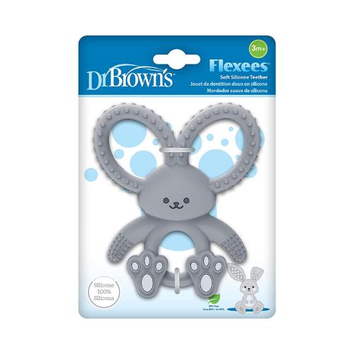 Picture of Dr. Brown's Bunny Long Limbed Silicone Teether, Gray (Te022-Intl)