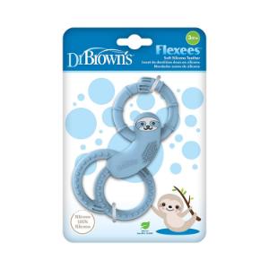 Picture of Dr. Brown's Sloth Long Limbed Silicone Teether, Blue (Te011-Intl)