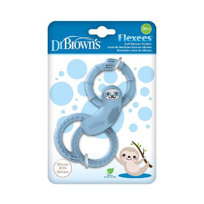 Picture of Dr. Brown's Sloth Long Limbed Silicone Teether, Blue (Te011-Intl)
