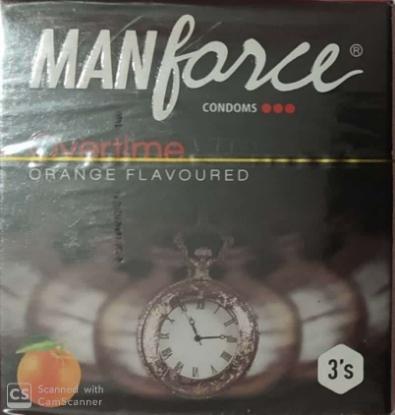 Picture of Manforce Condom Overtime - Orange 3pcs