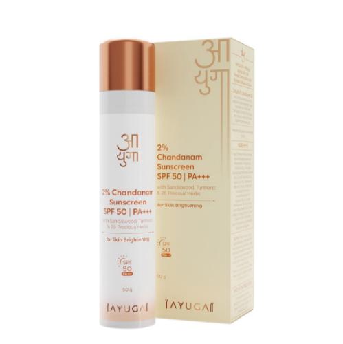 Picture of Ayuga 2% Chandanam Sunscreen SPF 50/PA+++ 50gm