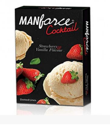 Picture of Manforce Condom (Strawberry + Vanilla) 3pcs