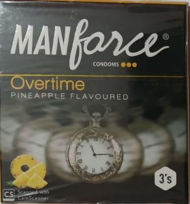 Picture of Manforce Condom Overtime - Pineapple 3pcs