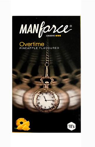 Picture of Manforce Condom Overtime - Pineapple 10pcs
