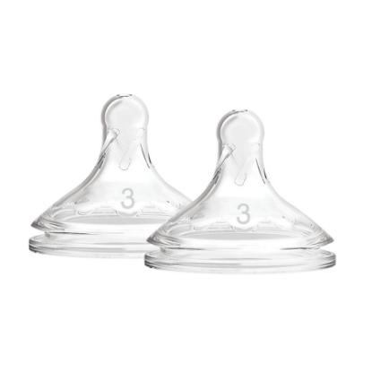 Picture of Dr. Brown's Level 3 Wide-Neck Silicone Nipple, 2-Pack (WN3201-INTL)