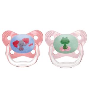 Picture of Dr. Brown's Prevent Butterfly Pacifier Stage 2 Pink 2-Pack (PV22301-P4)
